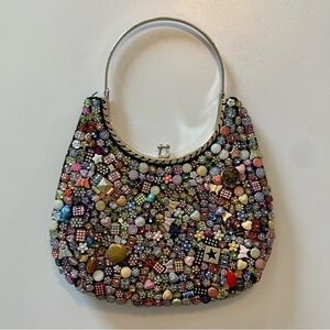 Sparkly beaded art deco y2k mini purse